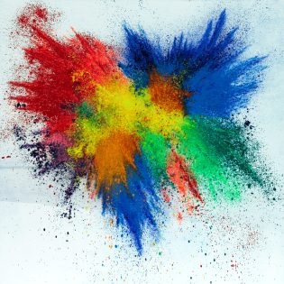 BEGEISTERUNG I | EXCITEMENT I | 2019 | Acryl auf Leinwand| 130 x 130 x 3,8 cm (privat)