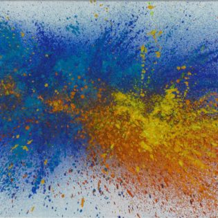 BEGEISTERUNG III | EXCITEMENT III |2019 | Acryl auf Leinwand| 50 x 150 x 1,8 cm