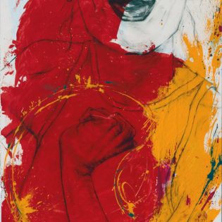 FREUDE III | JOY III – pur-straight-glatt. FREUDE III | JOY III |2024 | Gesso, Acryl und Kohle auf Aquarellpapier 300g/qm auf Aluverbund-Panel aufgezogen | 55,5 x 70 x 0,4 cm